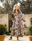 Lucia Silky Shirt Dress in Tuscany