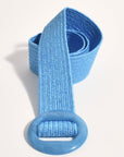 Resin Stretch Summer Belt - Light Blue