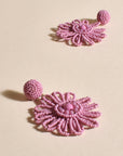 Beaded Summer Flower Earrings