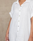 Eb & Ive Studio Shirt Dress - Salt